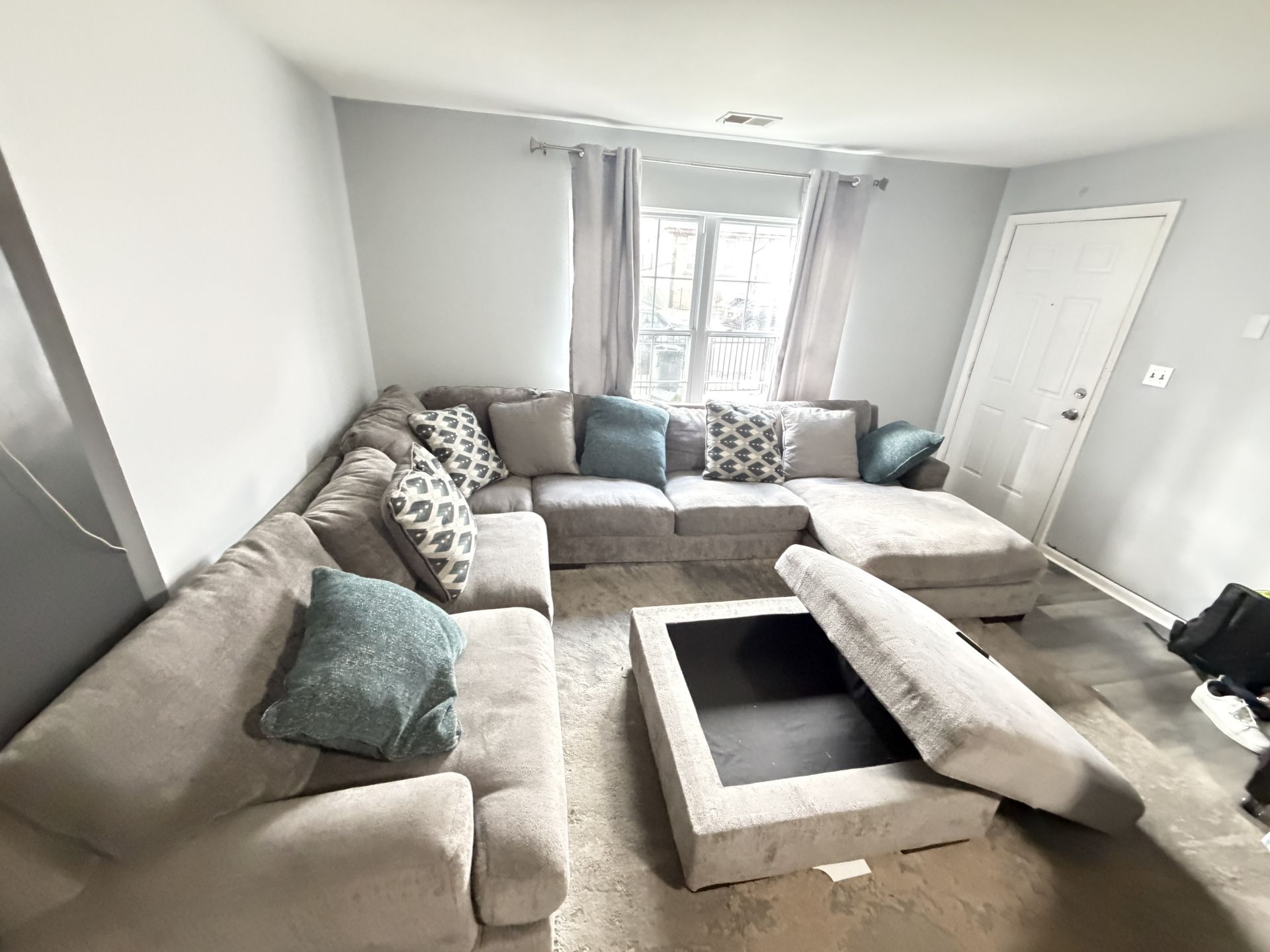 Ashley Couch With Ottoman 