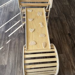 Timber baby climber wood