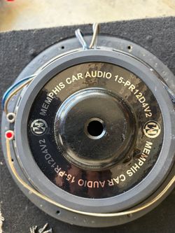 Pair of 12” Memphis Power Reference Subwoofers with Box (15-PR12D4V2)