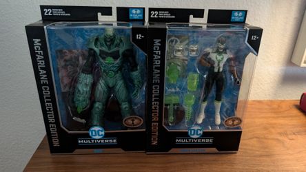 Platinum Edition Grid And Green Lantern Mcfarlane Toys