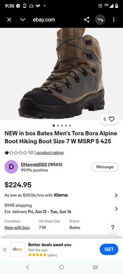 Hiking boots size 11