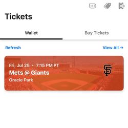 SF Giants Vs NY Mets