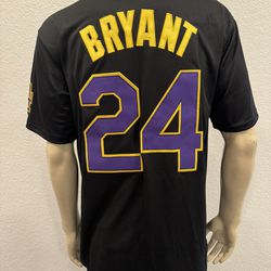 Kobe Bryant LA Dodgers 8/24 Black Jersey