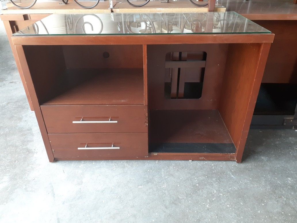 Glass Dresser Chest $$100