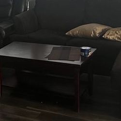 Small Coffee Table Wooden With A Drawer