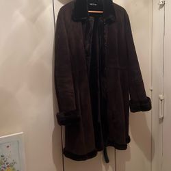 Sheepskin Leather Jacket $100