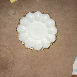 Antique Egg Plate