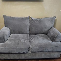 Grey Sofabed And Loveseat 