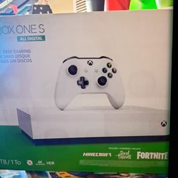 Unopened Xbox One S 1tb With Fortnite And Mindcraft