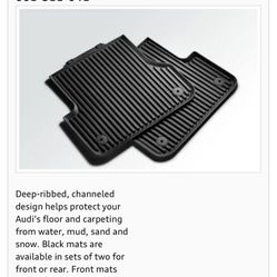 Audi A6 All Weather Mats