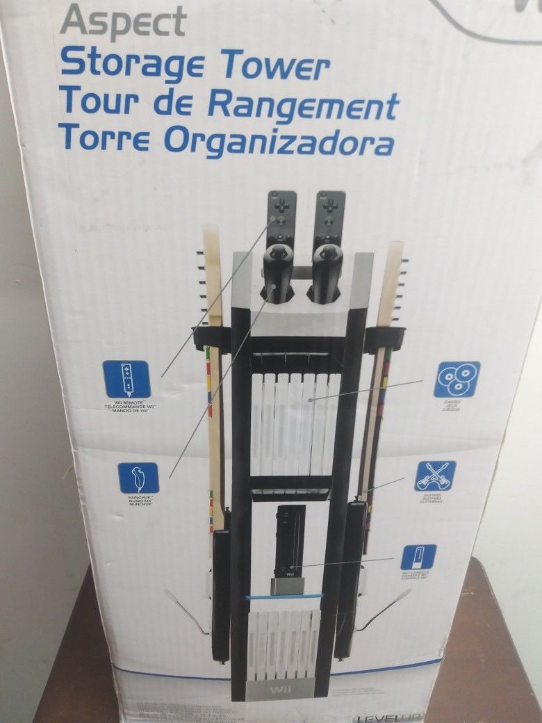 Wii Console And Tower Organizer