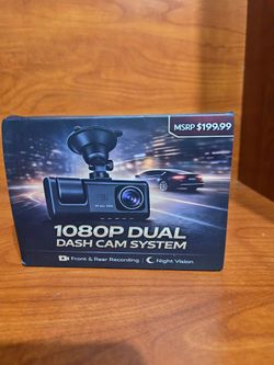 1080P Dual Dash Cam System – Front & Rear Recording – NEW