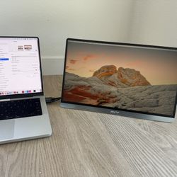 AYY Portable 16.1”  1080p Laptop Monitor - Horizontal or Vertical- 