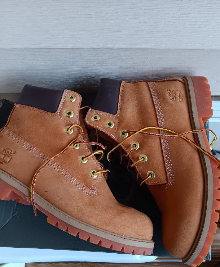 Timberland Boots 6inch PREMIUM Size:6.5 (Wheat/Brown)