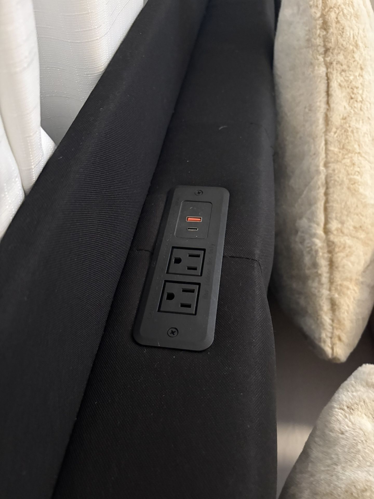 Bedframe - Built In Charging Ports