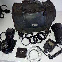 Nikon Flash Lenses Adaptors Bag Looking To Trade For More Nikon Stuff 