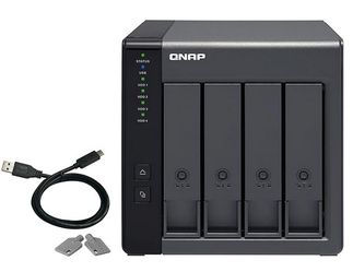 QNAP TR-004 4-Bay USB 3.2 Gen 1 RAID Enclosure (Large External Drive)