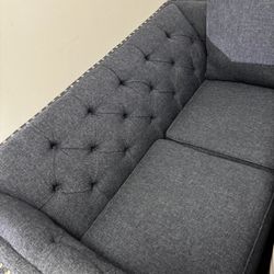 Bob’s Furniture Scarlette Blue Loveseat