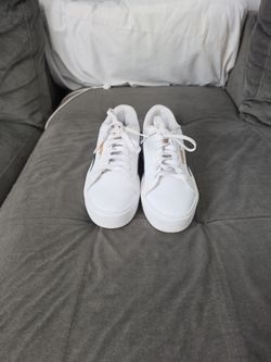 Puma White Low-Top Sneakers