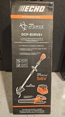 Echo eForce DCP-BVRVS1B Trimmer & Blower Combo Kit w/ Battery & Charger (NEW)