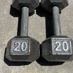 DUMBBELL 20 POUNDS $45 For Both  Ontario Ca 