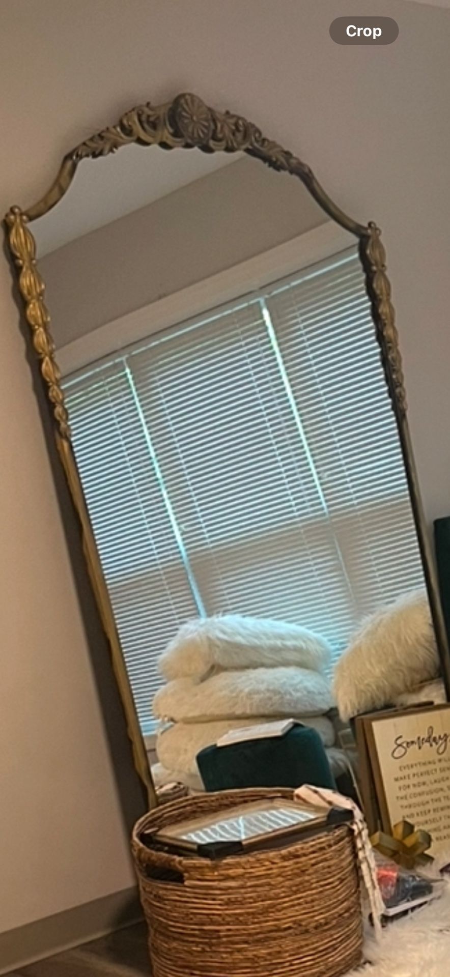 7 Foot Gold Mirror