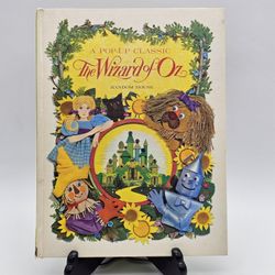 Vintage THE WIZARD OF OZ Pop-Up Classic Book - Random House 1. 1968