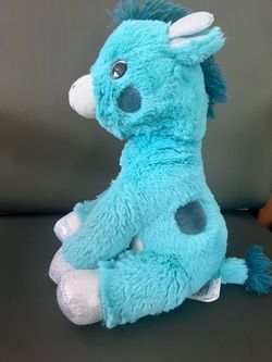 Fiesta Cotton Candy Cuties Giraffe Plush Stuffed Animal Blue NWT 10.5 in bv