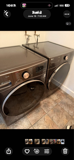 LG Think Q Washer Dryer Set/individually