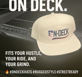 ON DECK. Hat, Cap, Headwear!