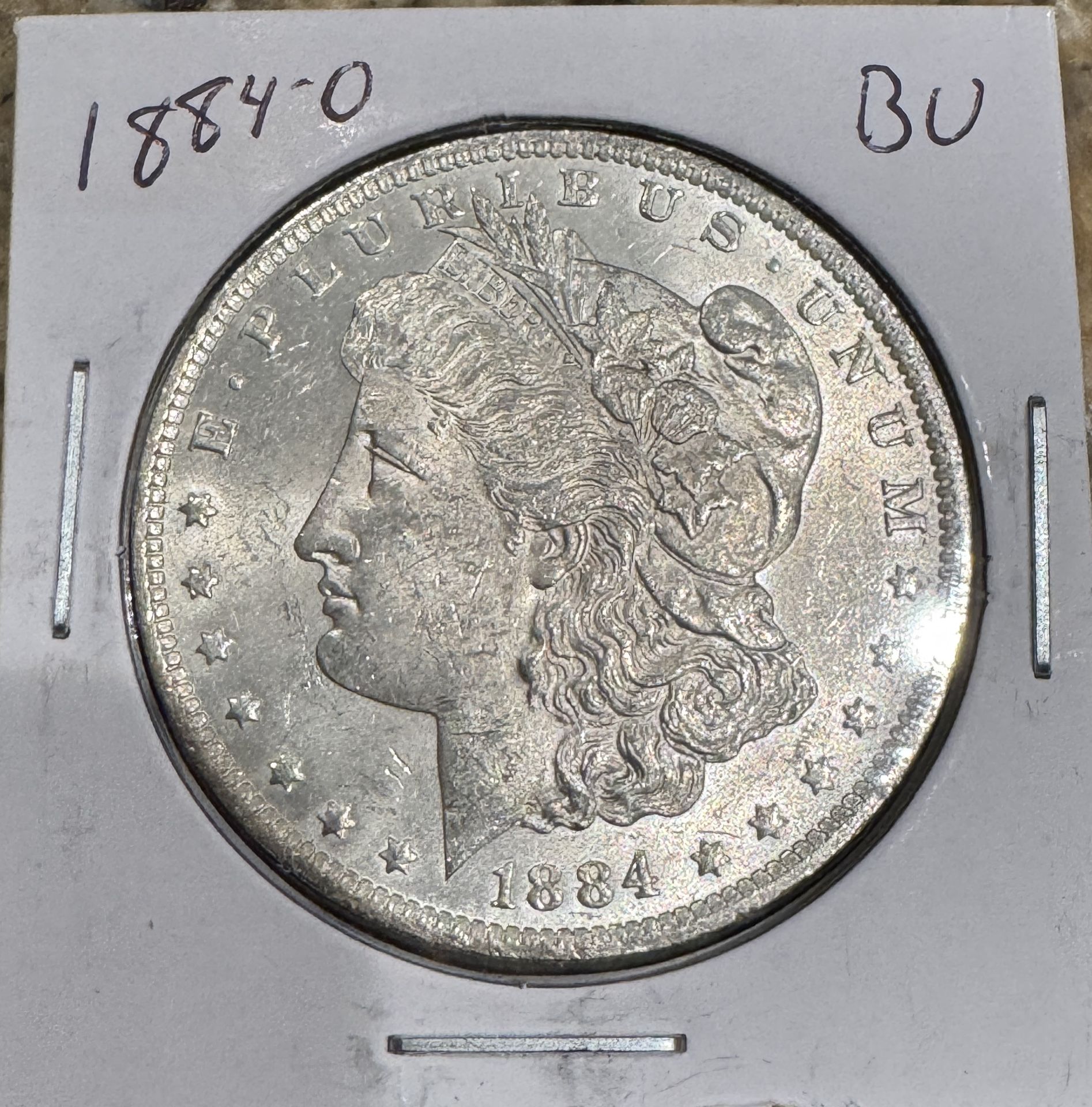 1884-O Morgan Silver Dollar In Uncirculated Condition