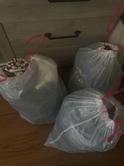 worth 300$ well over, bags of woman’s clothing
