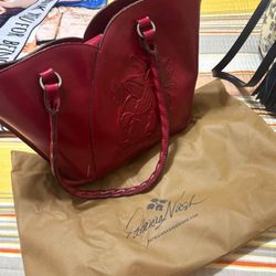 Red Patricia Nash tote