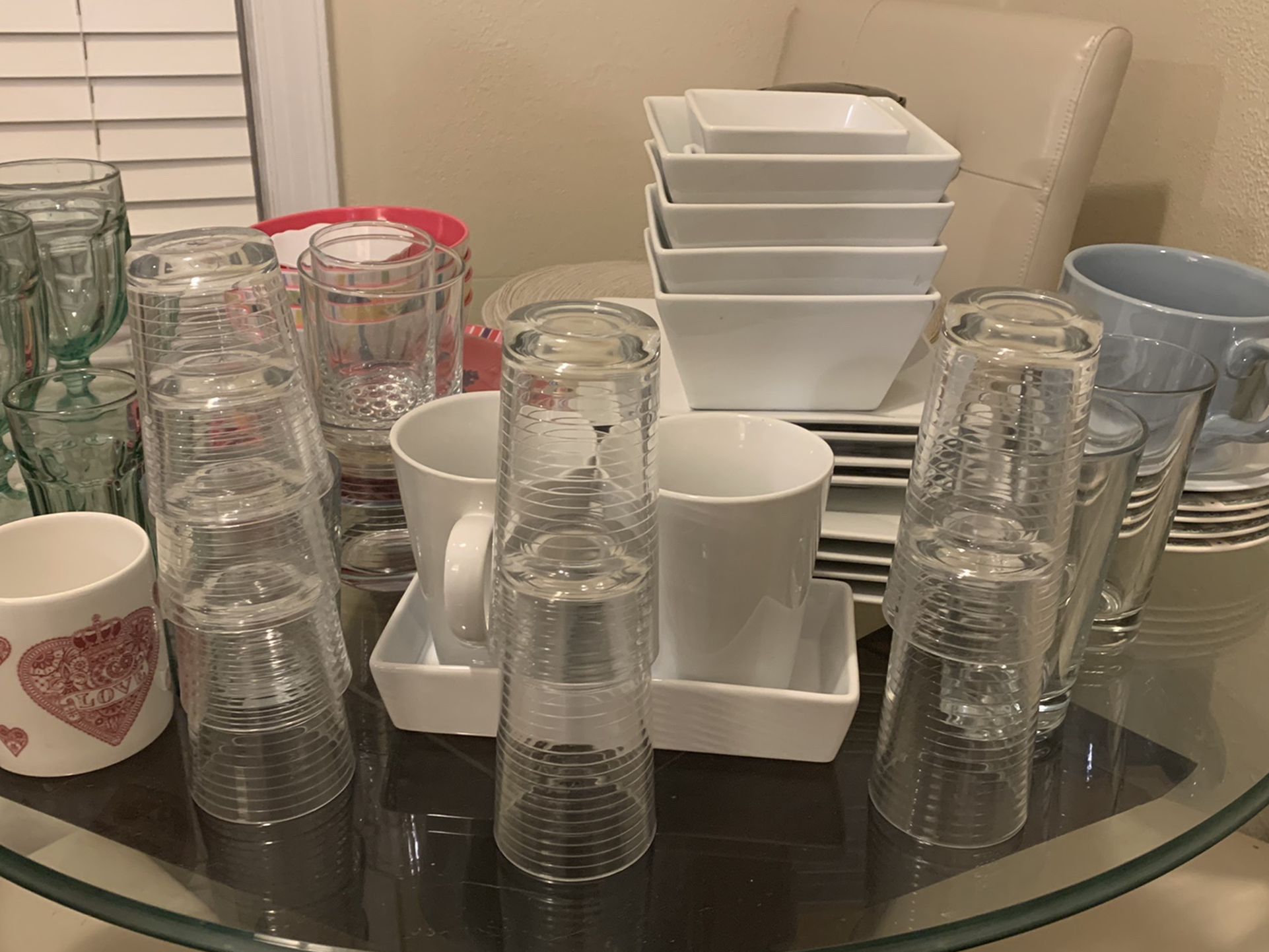 Dishes, Glasses, Kitchen Items
