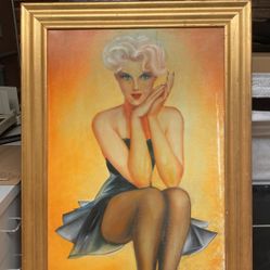 Marylin Monroe Framed Painting 