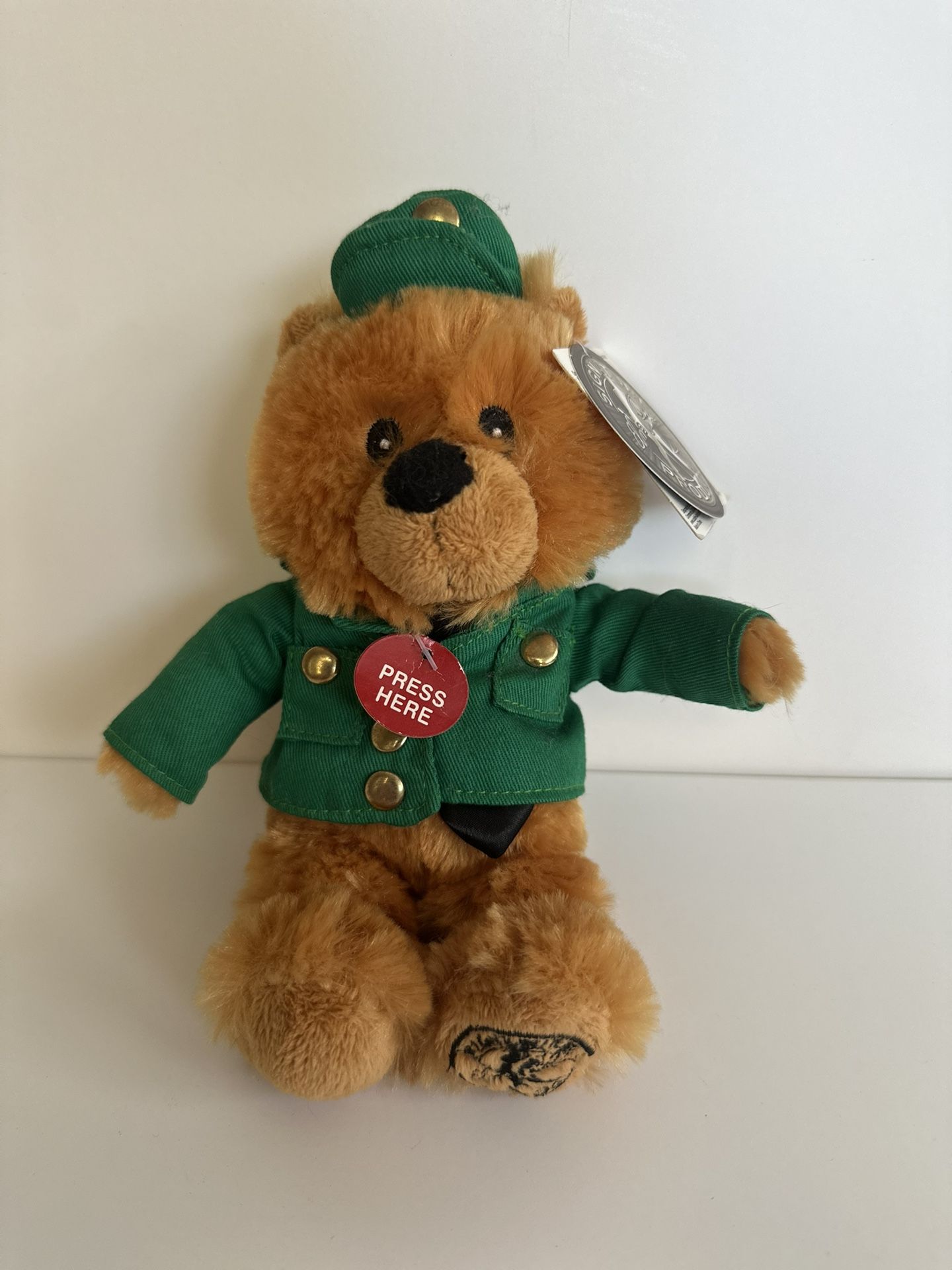 Cuddle Barn Elvis Presley Squeezer Bear Signature Product “Teddy Bear” Edition