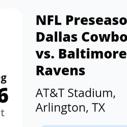 Cowboys Vs Ravens