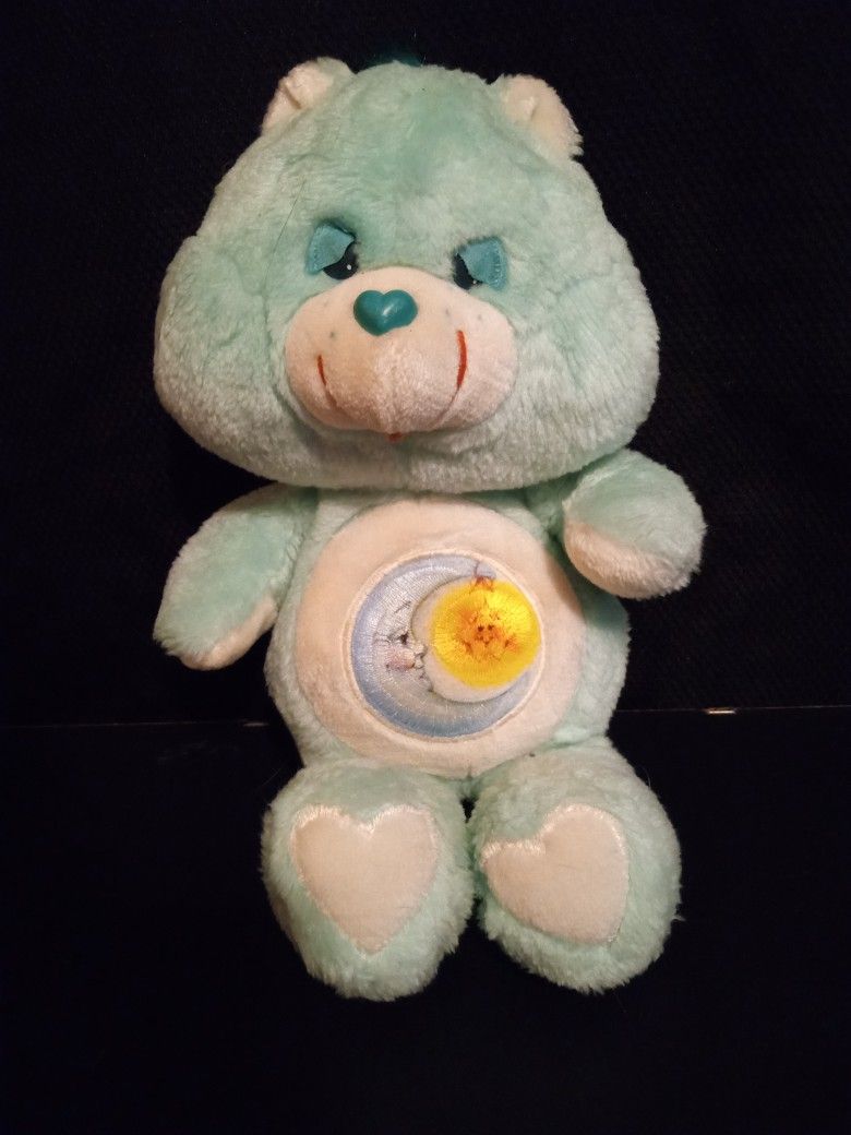 VTG 1983 Kenner 13" Bedtime Bear Care Bear Plush Stuffed Animal
