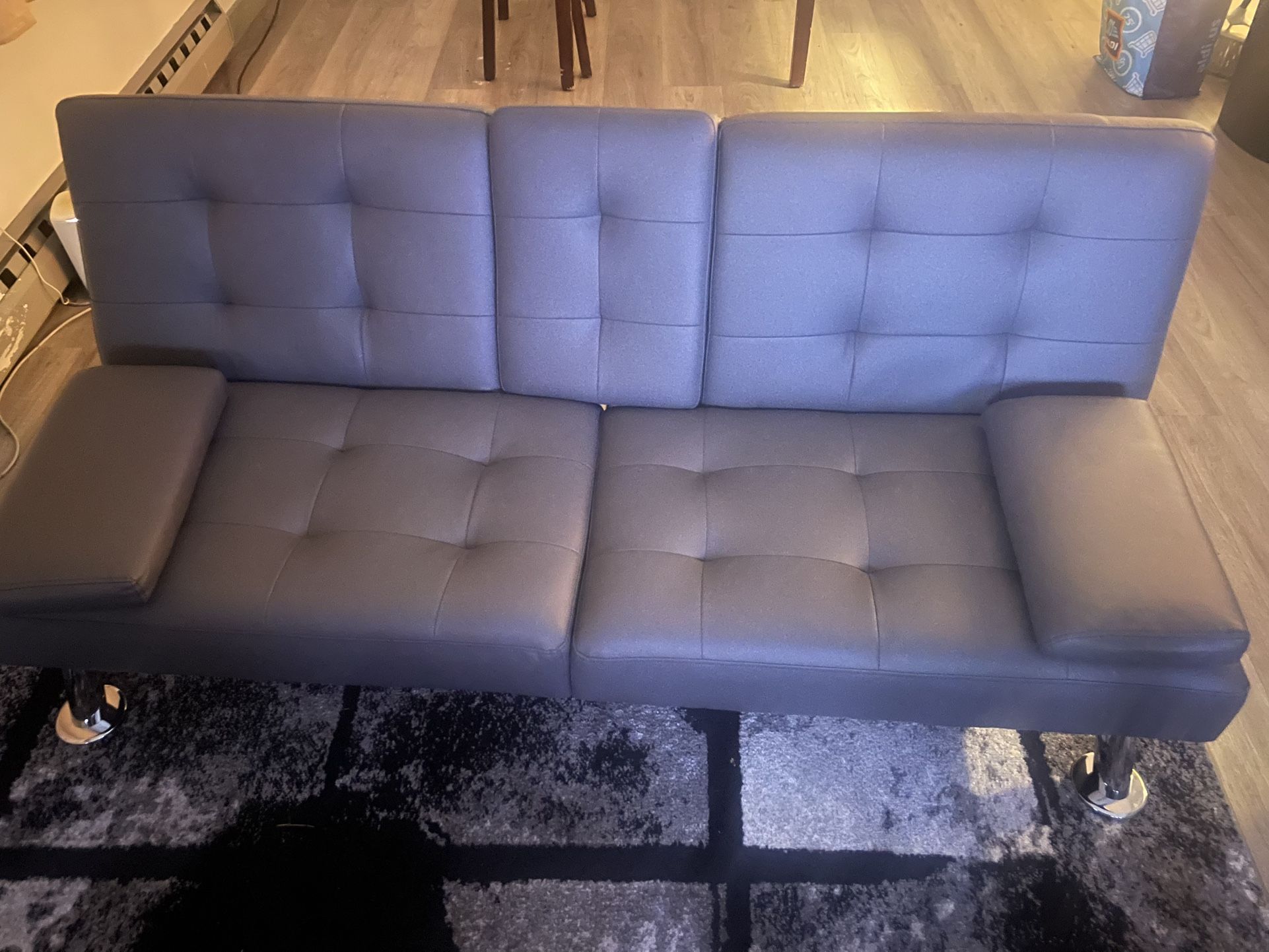 Leather Sleeper Sofa