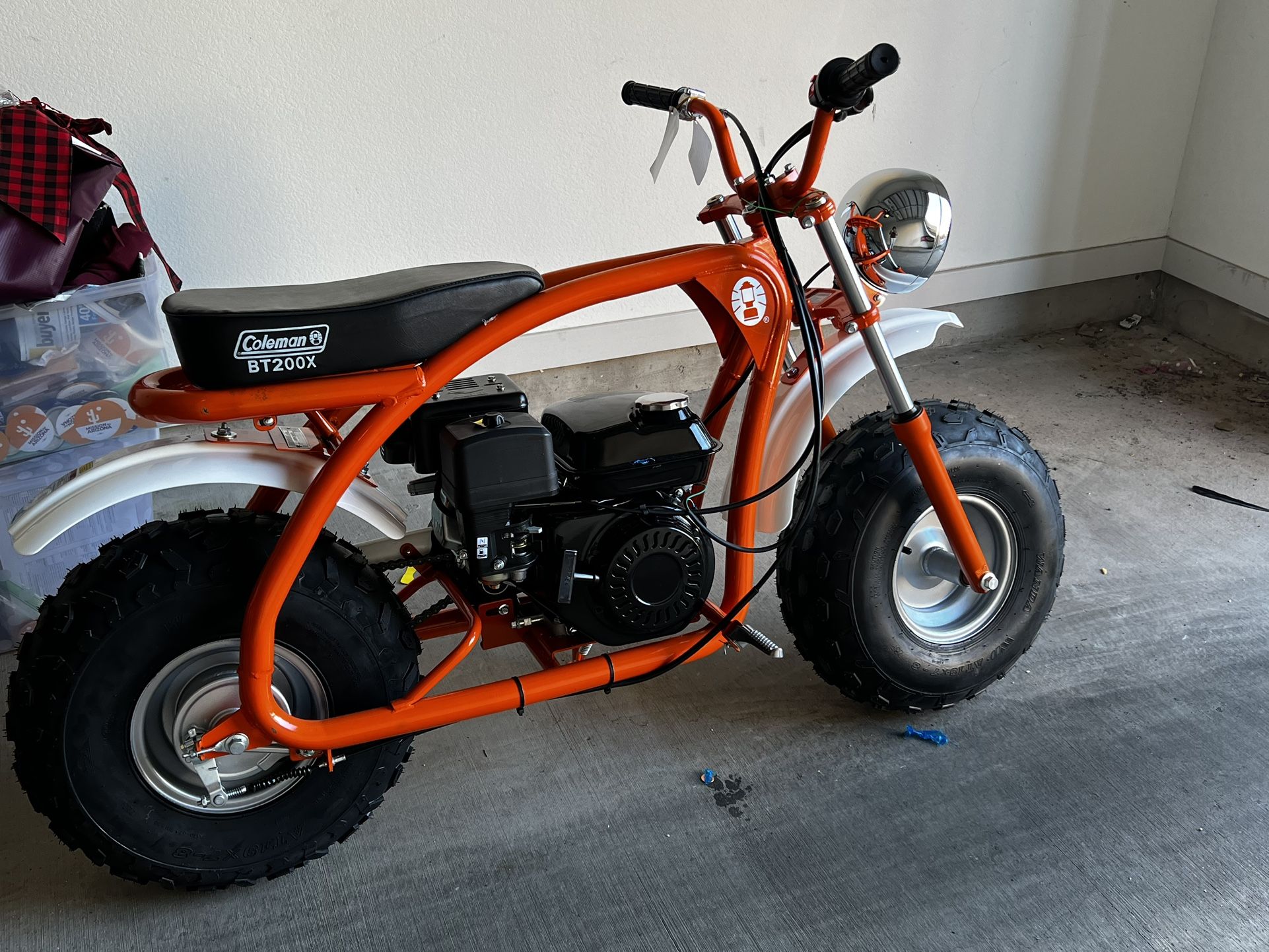 Coleman BT200XG 196CC Gas Powered Orange Mini Bike for Sale in Gilbert