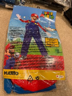 Mario costume children size 7-8