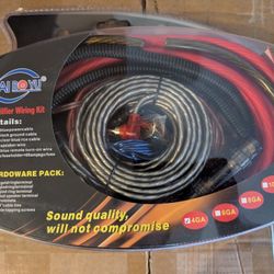 Amplifier Kit For Car Audio 4GA 