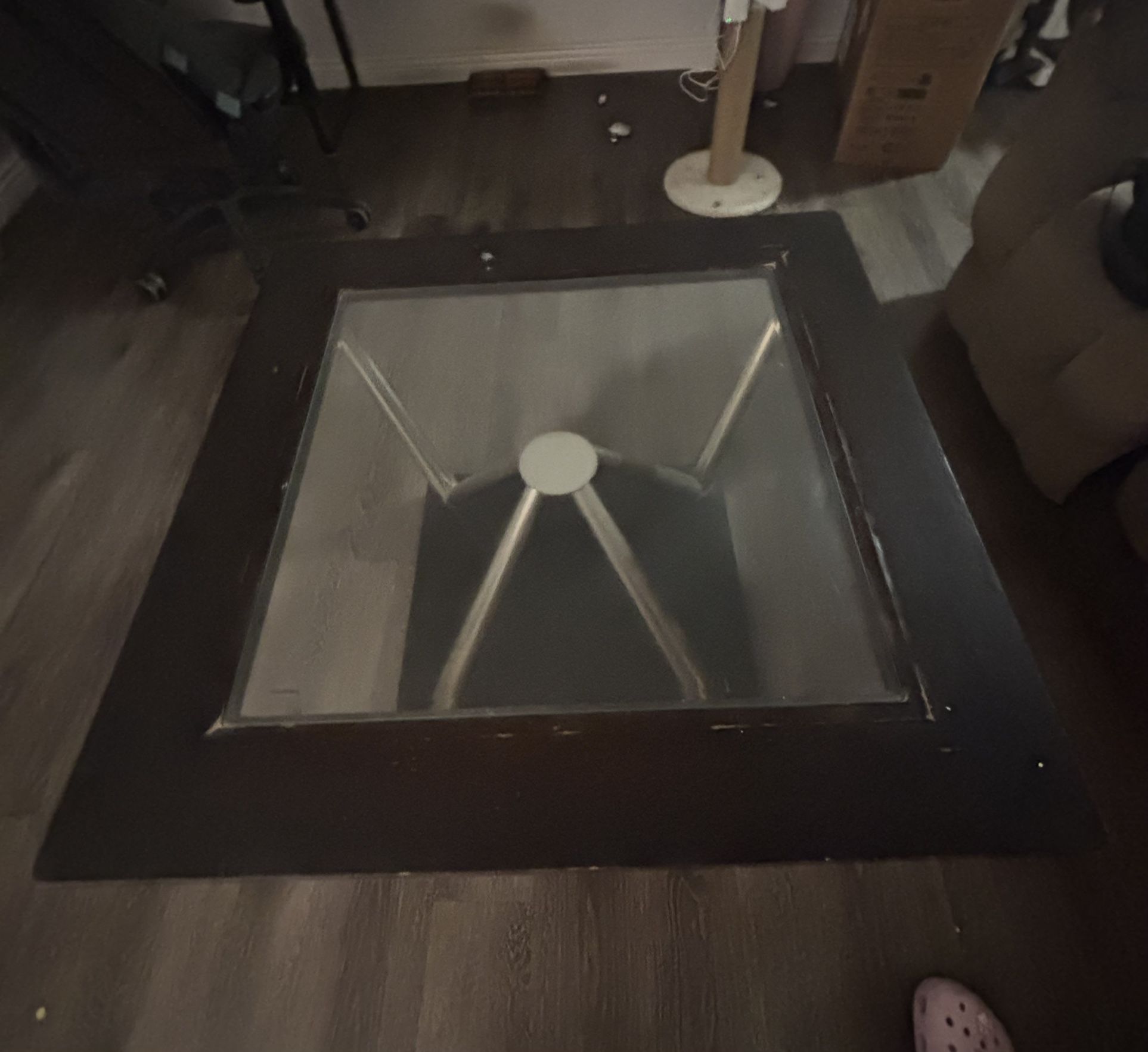 Wood & Glass Coffee Table