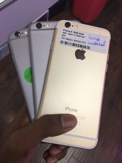 iPhone 6 16GB / 64GB Unlocked With Free Charger