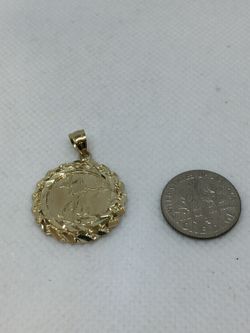 10 K Liberty coin charm