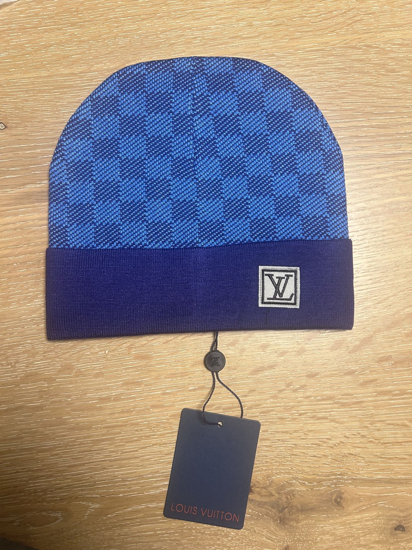 Blue louie vuttion beanie