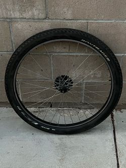Complete 26” wheel for mountain bike