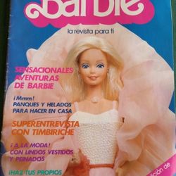 Vintage 1st Issues Barbie Magazine In Mexico 1985