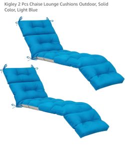 New set of 2 Kingly Chaise Lounge cushions
