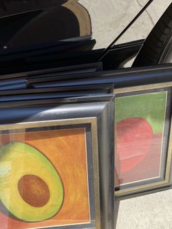 Fruits and vegetables wall art